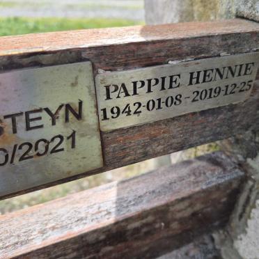 STEYN Johannes Hendrikus 1942-2019