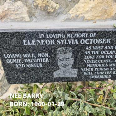 OCTOBER Eleneor Sylvia 1960-