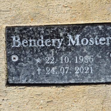 MOSTERT Bendery 1986-2021
