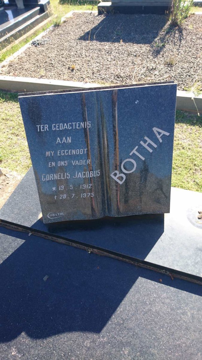 BOTHA Cornelis Jacobus 1912-1975
