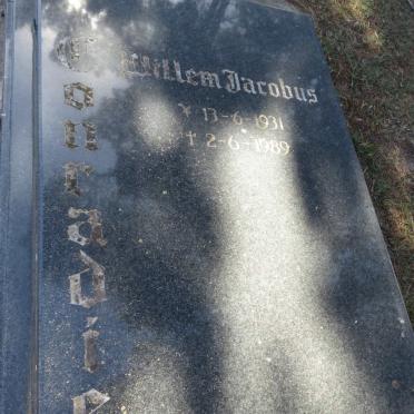 CONRADIE Willem Jacobus 1931-1989