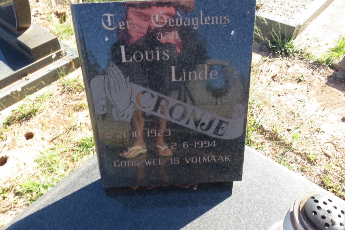 CRONJE Louis Linde 1923-1994