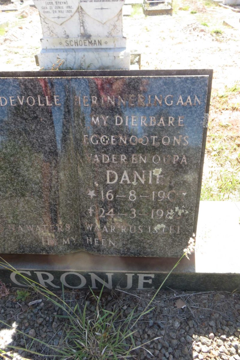 CRONJE Danie 1907-1983