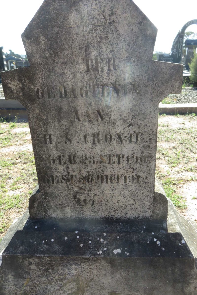 CRONJE H.S. 190?-19??