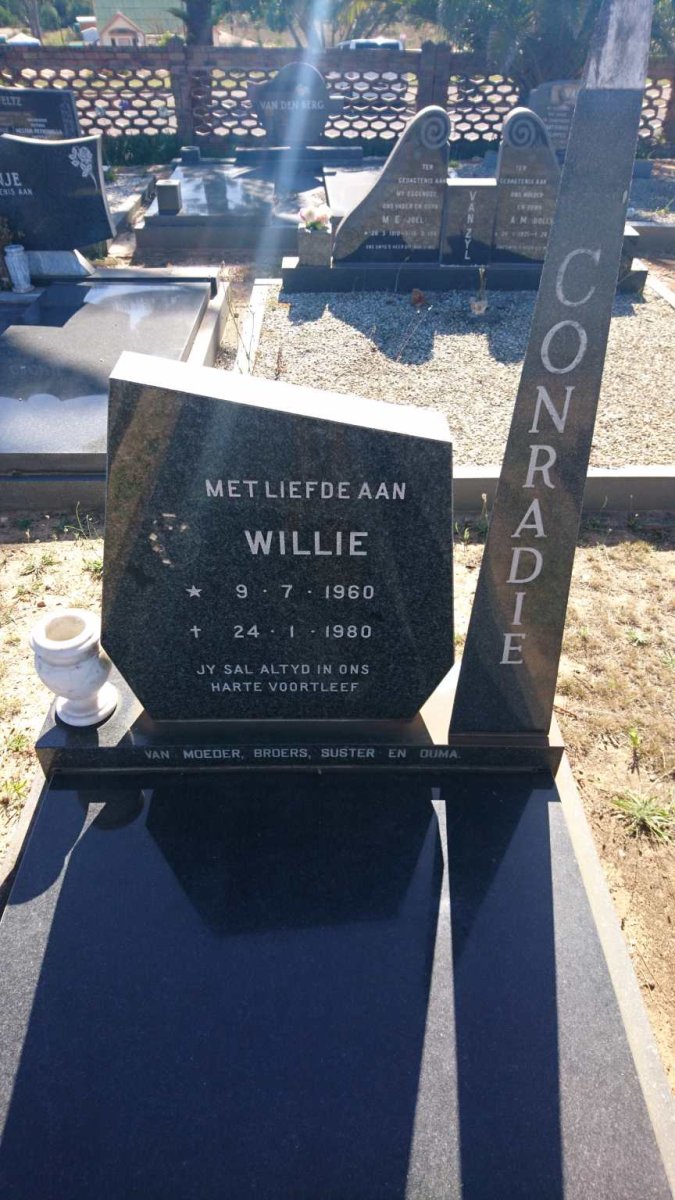 CONRADIE Willie 1960-1980