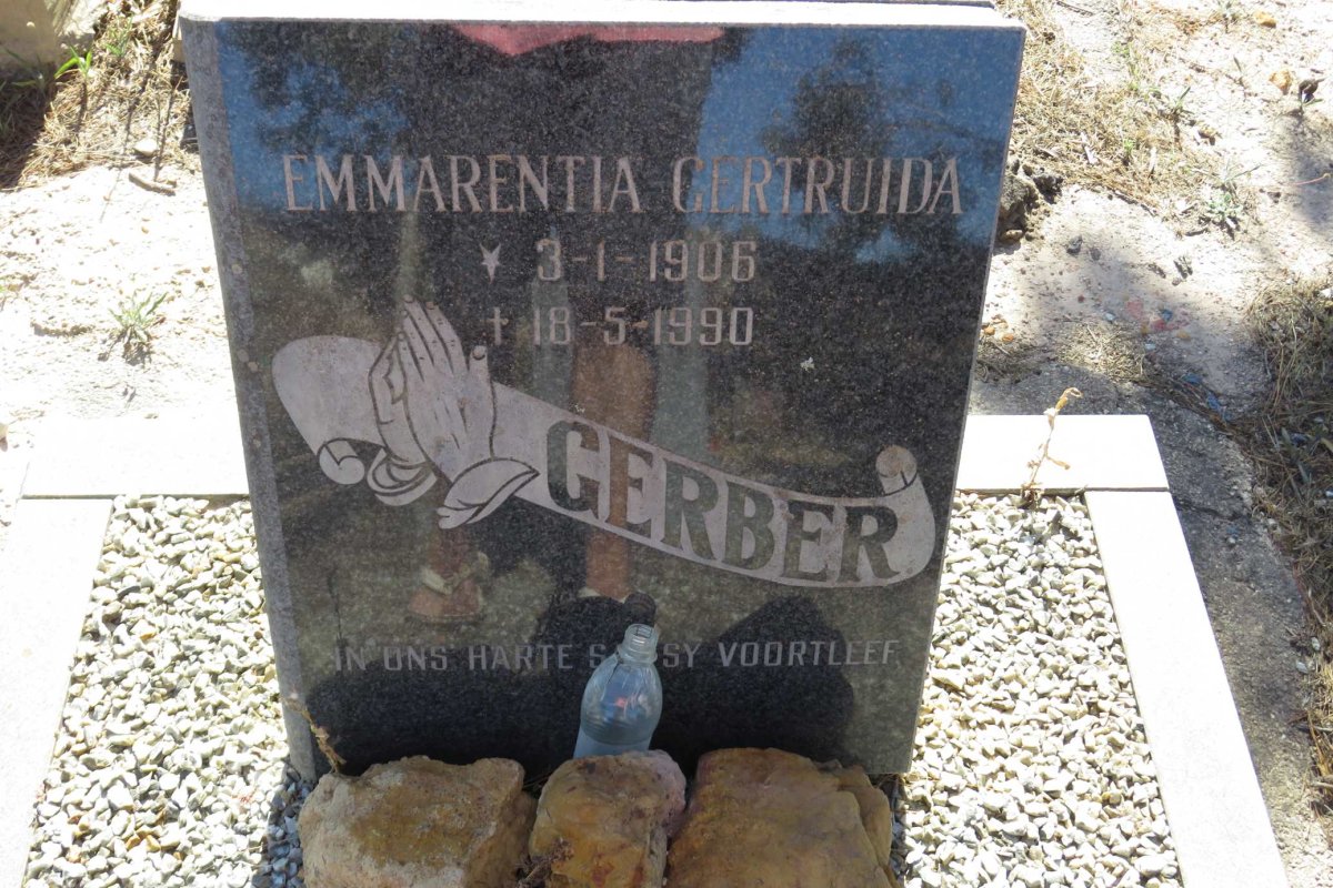 GERBER Emmarentia Gertruida 1906-1990