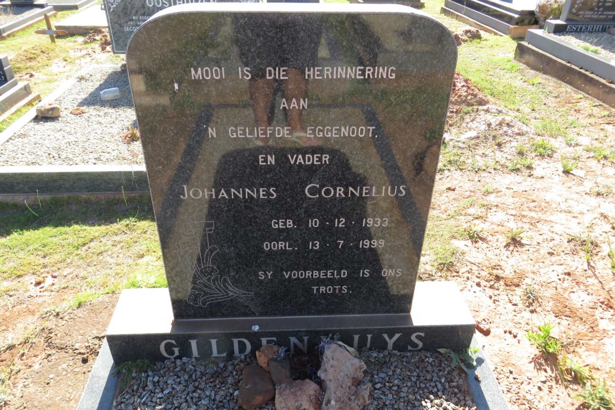 GILDENHUYS Johannes Cornelius 1933-1999