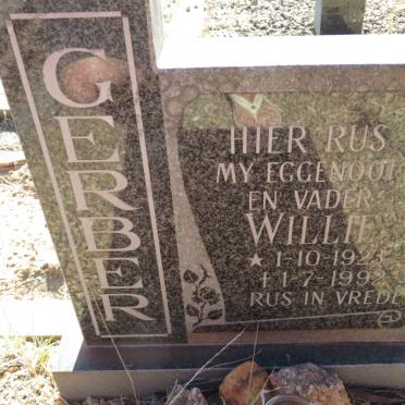 GERBER Willie 1923-1992