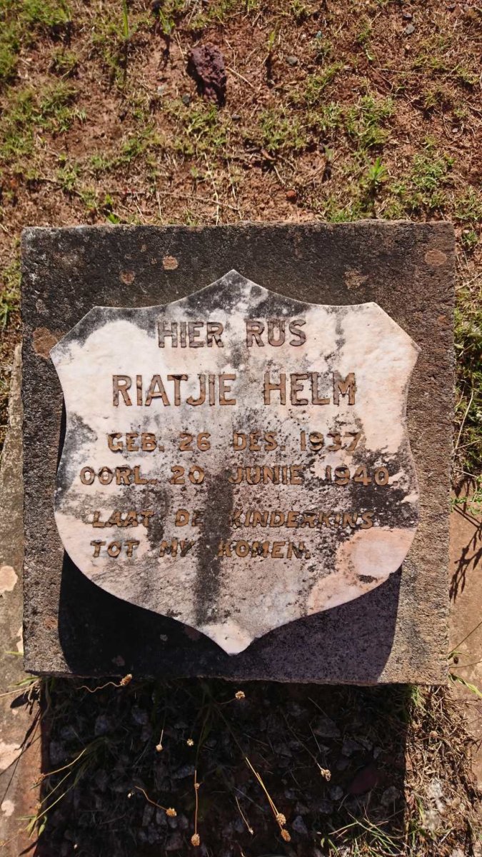 HELM Riatjie 1937-1940