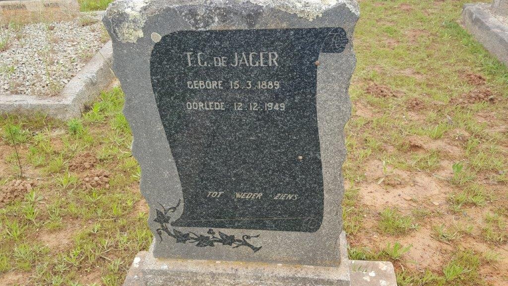 JAGER T.G., de 1889-1949 