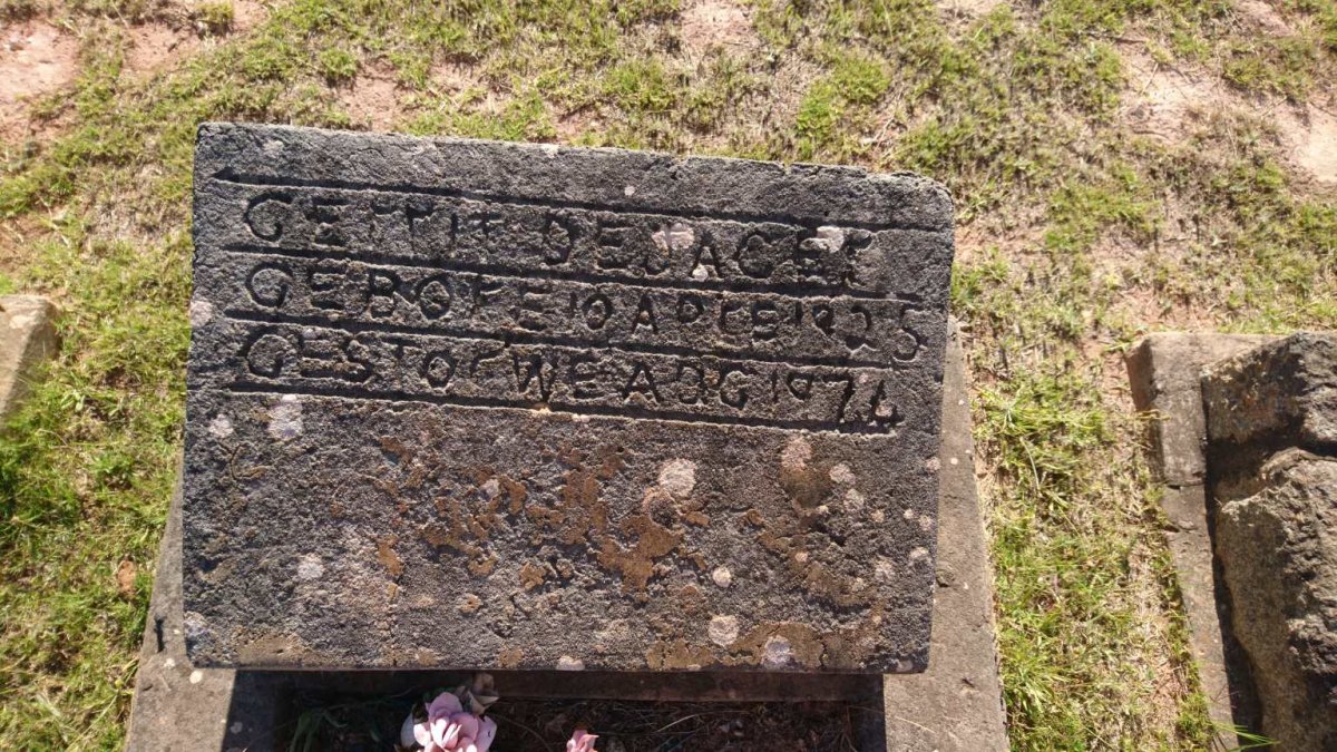 JAGER Gerrie, de 1925-1974