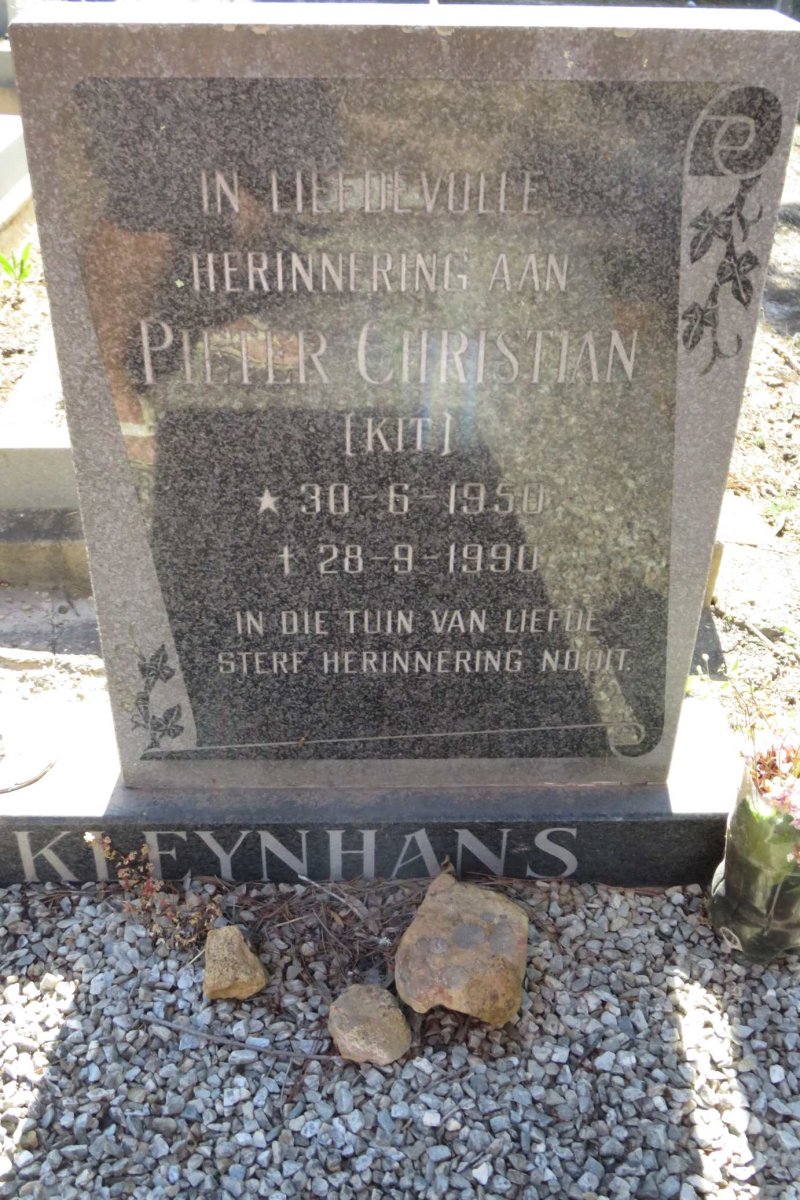 KLEYNHANS Pieter Christian 1950-1990