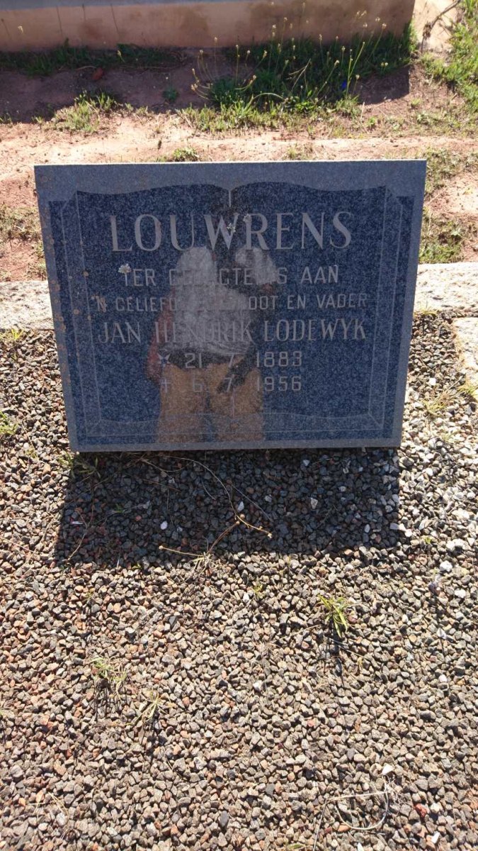 LOUWRENS Jan Hendrik Lodewyk 1883-1956