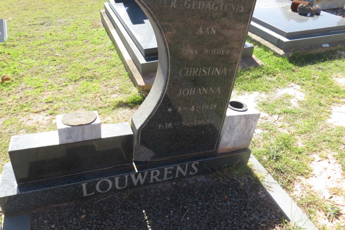 LOUWRENS Christina Johanna 1938-1988