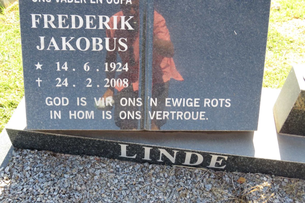 LINDE Frederik Jacobus 1924-2008