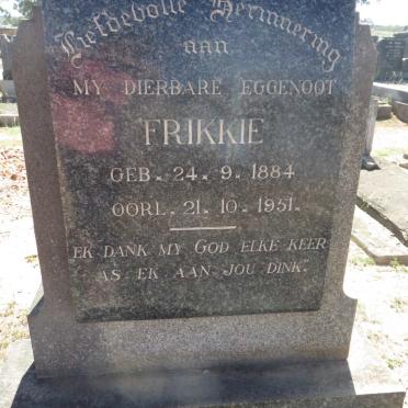 LOUWRENS Frikkie 1884-1951