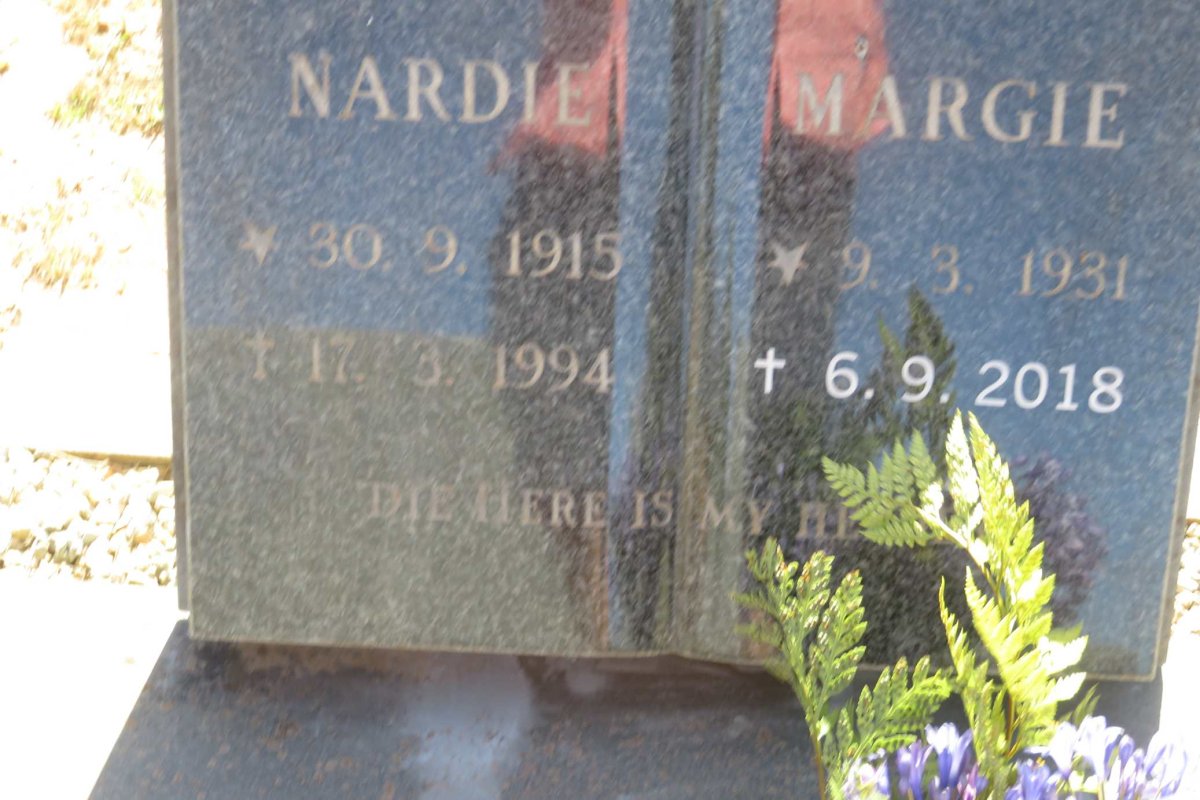 MEINTJES Nardie 1915-1994 &amp; Margie 1931-2018 :: MEINTJES Christina nee NEETHLING 1920-1985