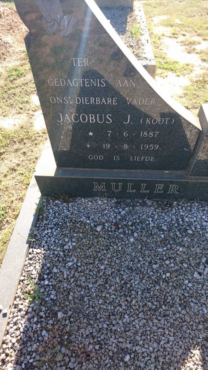 MULLER Jacobus J. 1887-1959