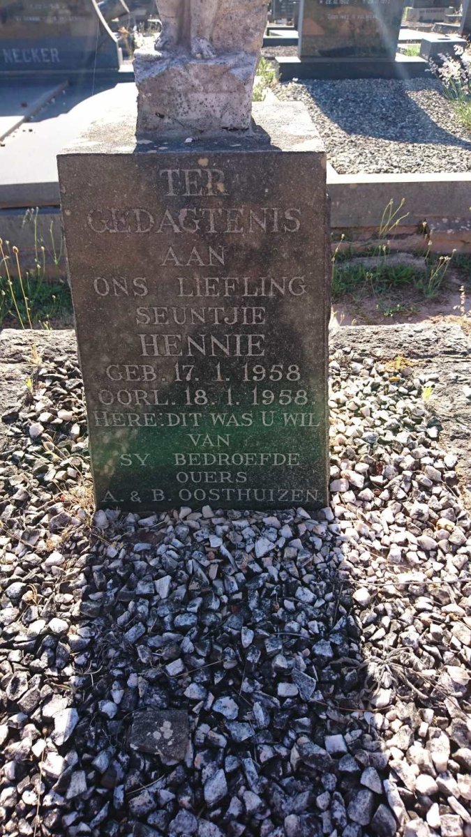 OOSTHUIZEN Hennie 1958-1958