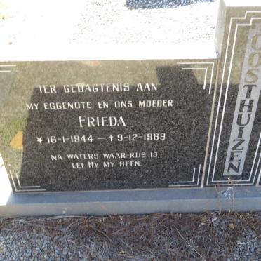 OOSTHUIZEN Frieda 1944-1989