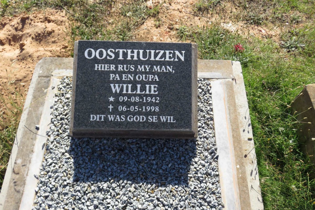 OOSTHUIZEN Willie 1942-1998