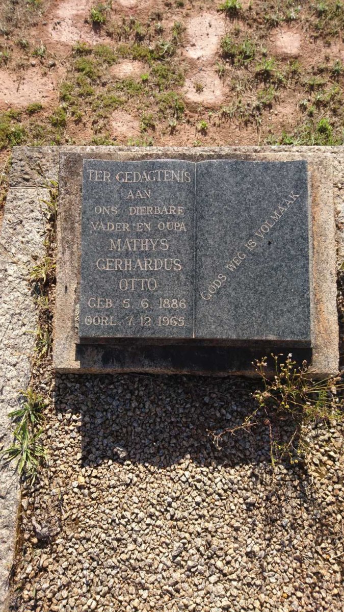 OTTO Mathys Gerhardus 1886-1965