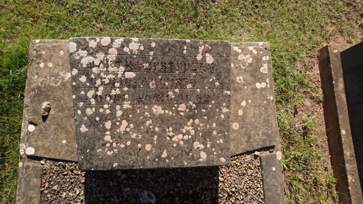 OOSTHUIZEN Martha 1879-1962