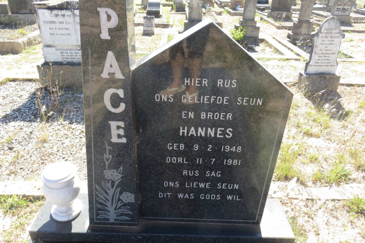 PACE Hannes 1948-1981