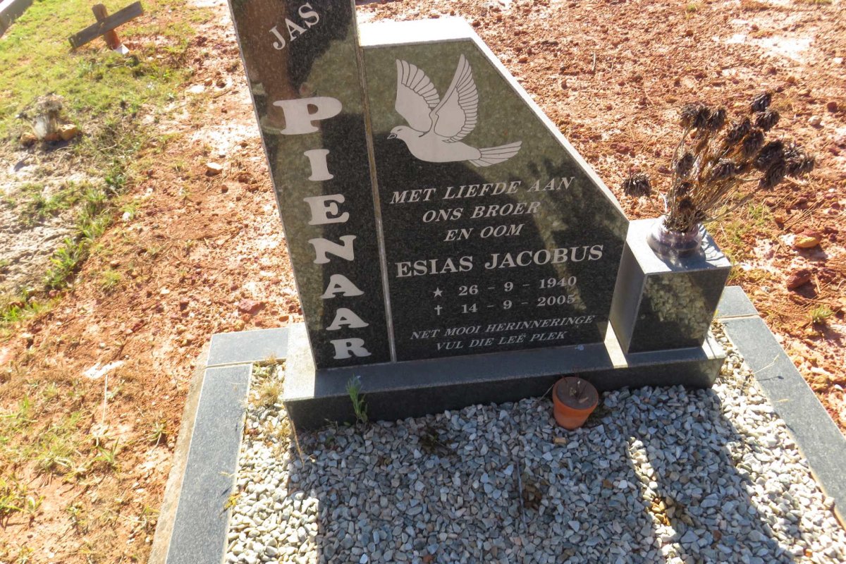 PIENAAR Esias Jacobus 1940-2005