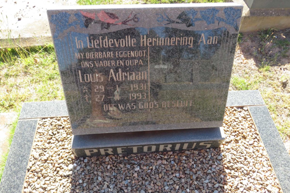 PRETORIUS Louis Adriaan 1931-1993