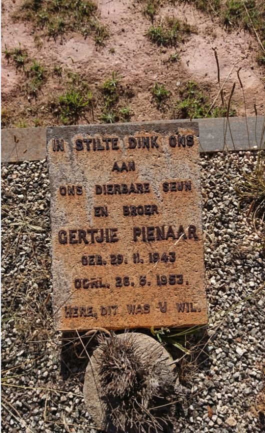 PIENAAR Gertjie 1943-1953