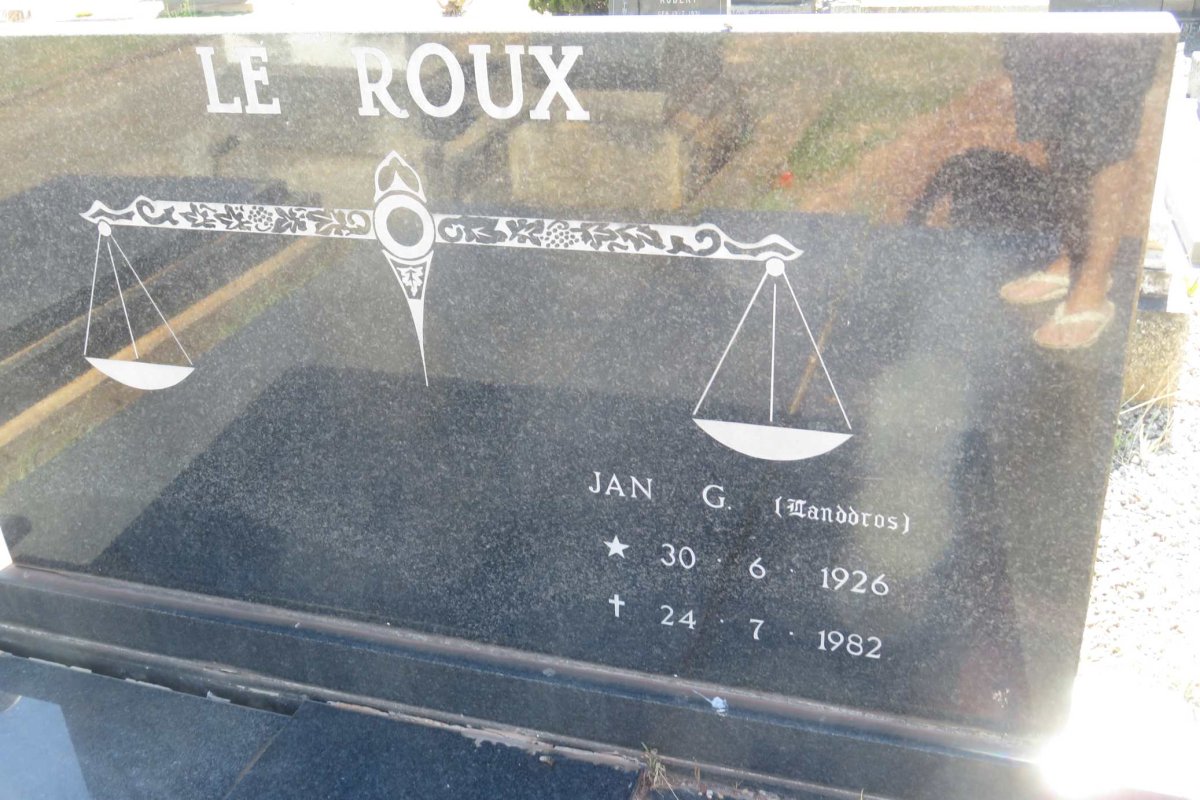 ROUX Jan G., le 1926-1982