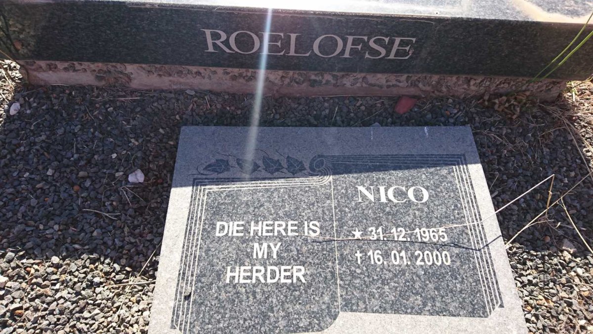 ROELOFSE Nico 1965-2000
