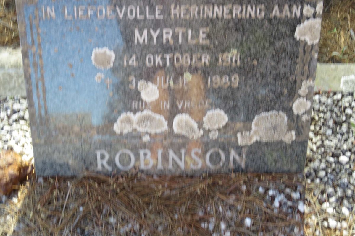 ROBINSON Myrtle 1911-1989