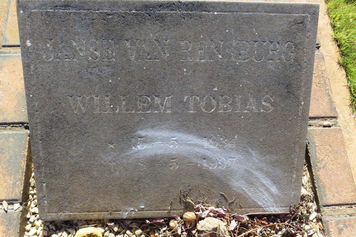 RENSBURG Willem Tobias, Janse van 1934-1997