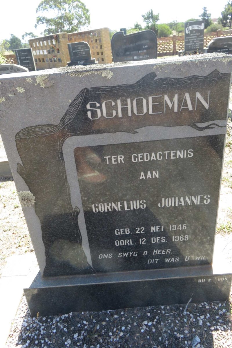 SCHOEMAN Cornelius Johannes 1946-1969