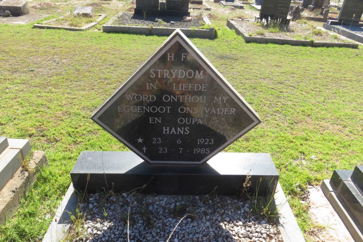 STRYDOM H.F. 1923-1985