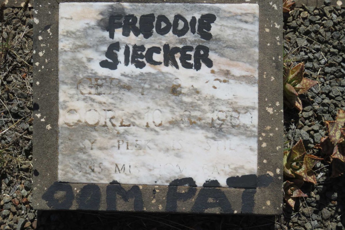 SIECKER Freddie 191?-1983