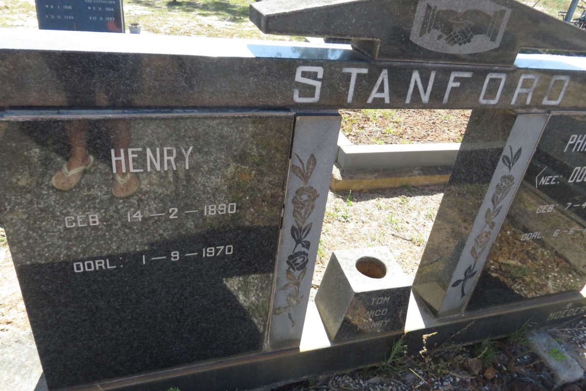 STANFORD Henry 1890-1970 &amp; Philippina M. OOSTHUIZEN 1895-1970