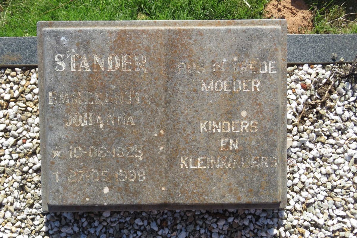 STANDER Emmerentia Johanna 1925-1998