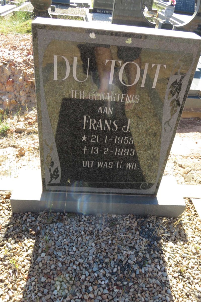 TOIT Frans J., du 1955-1993