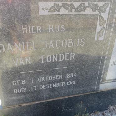 TONDER Daniël Jacobus, van 1884-1961 &amp; Christina Jacoba KOEN 1890-1950