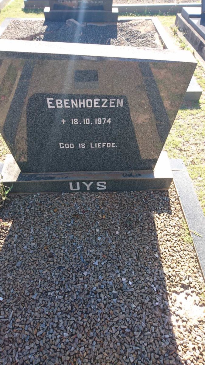 UYS Ebenhoëzen -1974