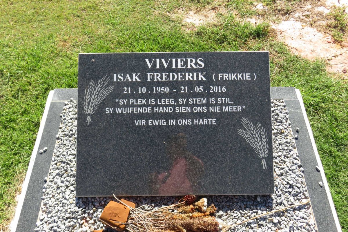 VIVIERS Isak Frederik 1950-2016