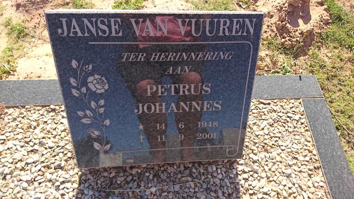 VUUREN Petrus Johannes, Janse van 1948-2001