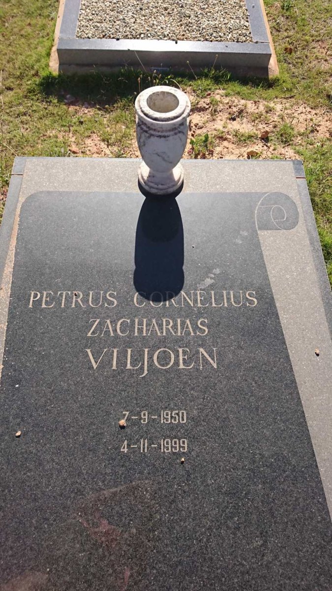 VILJOEN Petrus Cornelius Zacharias 1950-1999