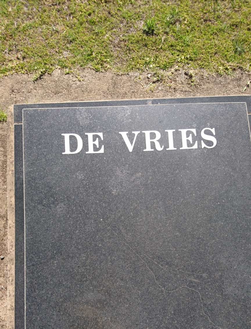 VRIES G.V., de 1906-1980