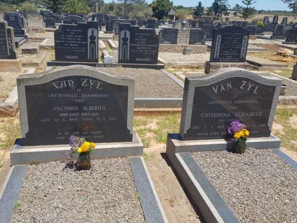 ZYL Jacobus Albertus, van 1903-1987 &amp; Catherina Elizabeth SCHOEMAN 1908-1993