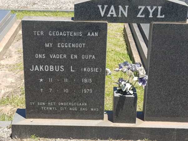 ZYL Jakobus L., van 1915-1979
