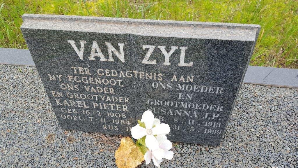 ZYL Karel Pieter, van 1908-1984 &amp; Susanna J.P. 1913-1999
